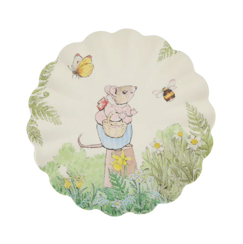 Meri Meri Tallerken i melamin 6 stk. - Petter Rabbit