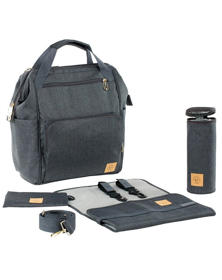 Wickelrucksack GLAM GOLDIE BACKPACK in anthrazit