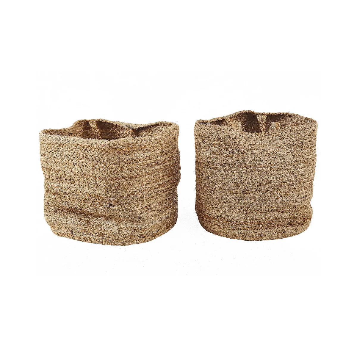 Beliani Corbeilles KAELLA en jute beige