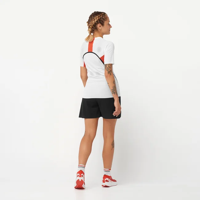 S/LAB PULSAR 2  Trailrunning-Schuhe Unisex FieryRed/FieryRed/White