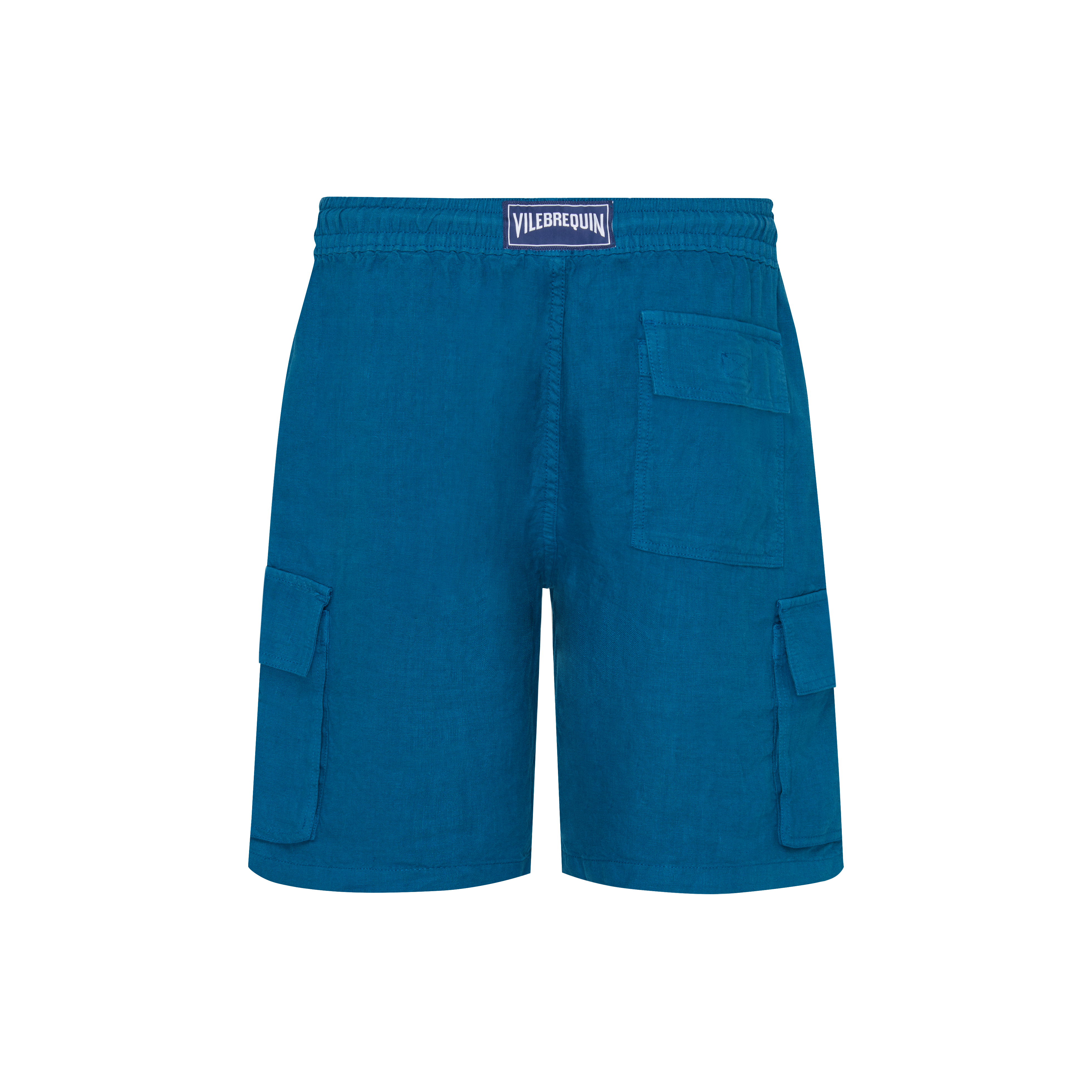 Bermuda en lin homme uni | Site Vilebrequin | BAIU3U01