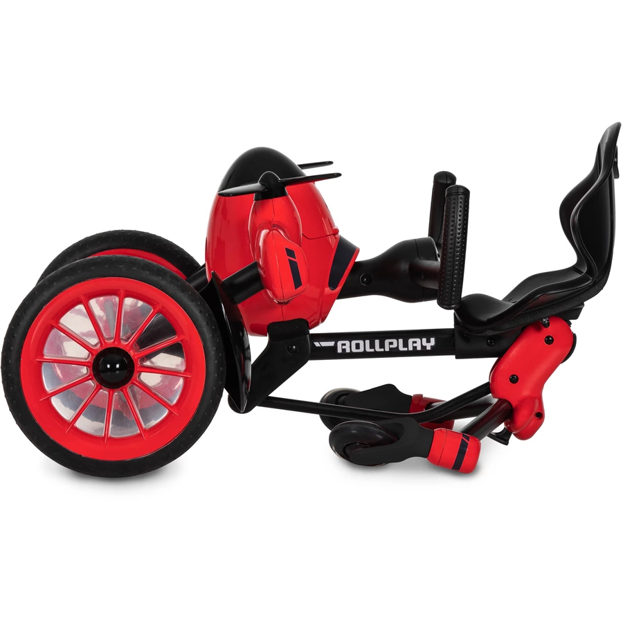 ROLLPLAY Flex Pedal Drifter Kinderfahrzeug  Tretfahrzeug zusammenklappbar Rot Rot