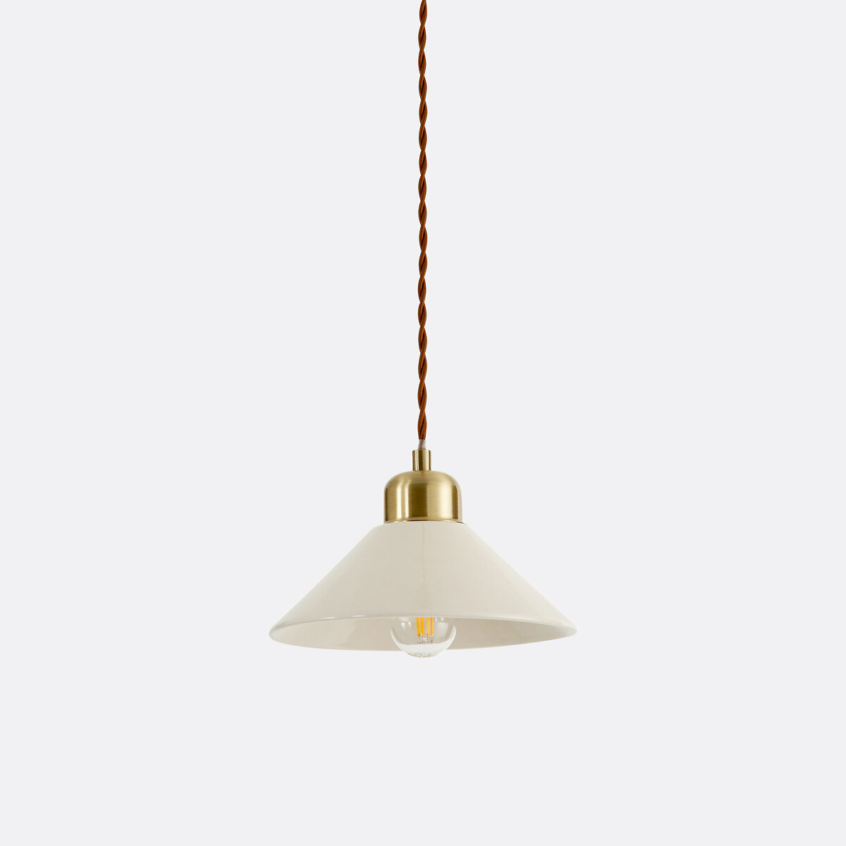 LA REDOUTE INTERIEURS<br>Luminária pendente de cerâmica Ø20 cm, Nilana