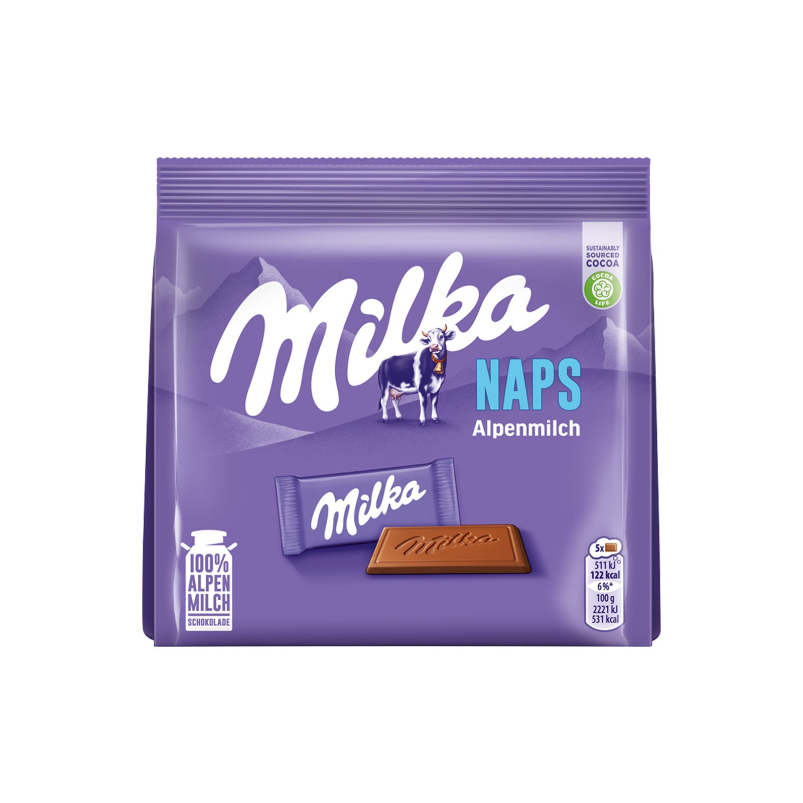 Milka Naps Alpenmilch
