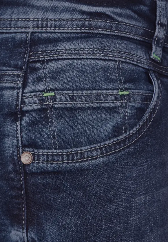 Casual Fit Jeans - mid blue wash