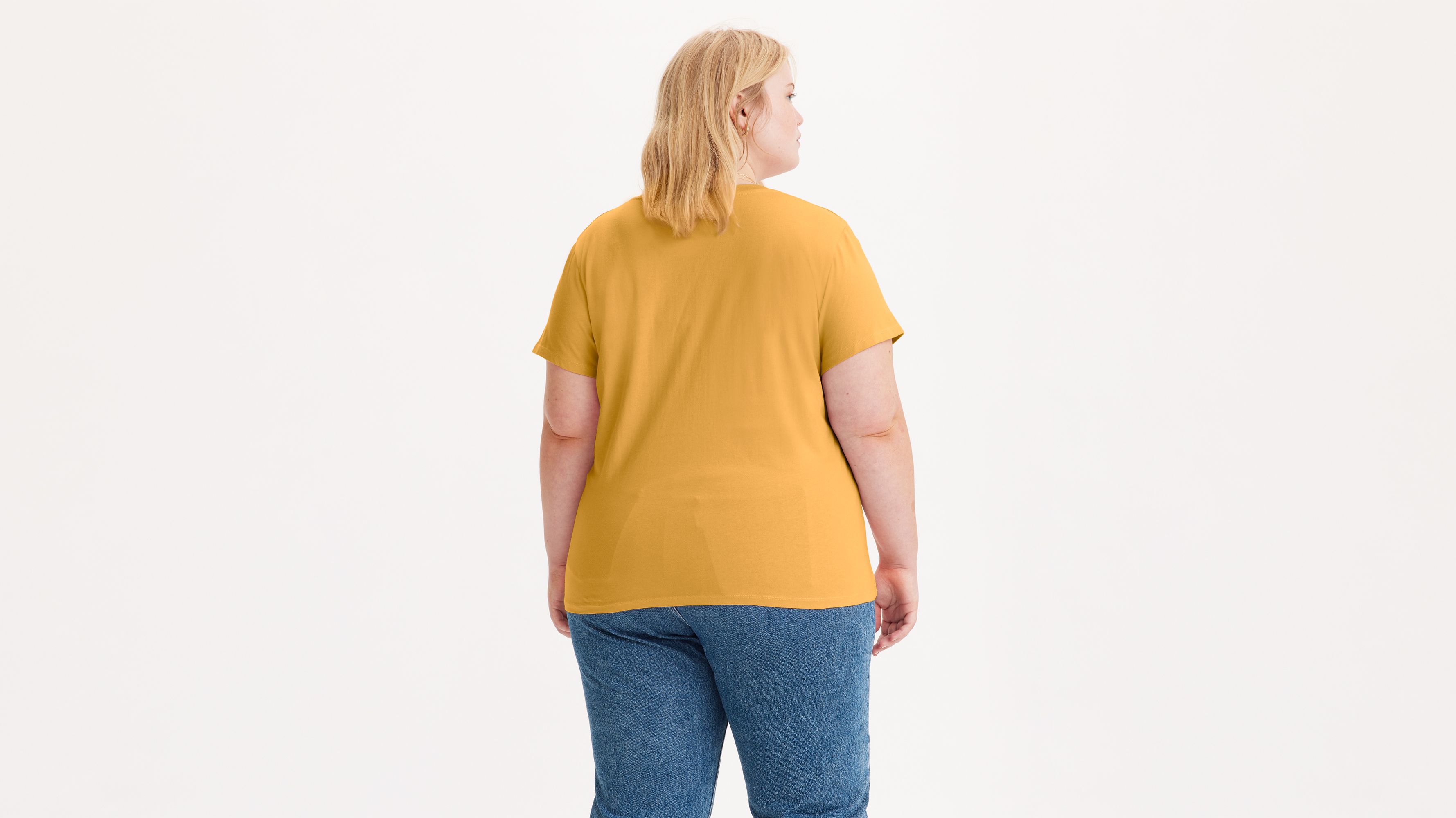 T-shirt Perfect (grandes tailles) - Amber Yellow - Orange