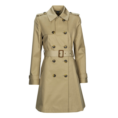Lauren Ralph Lauren - CTTN DB TNCH LINED COAT Beige