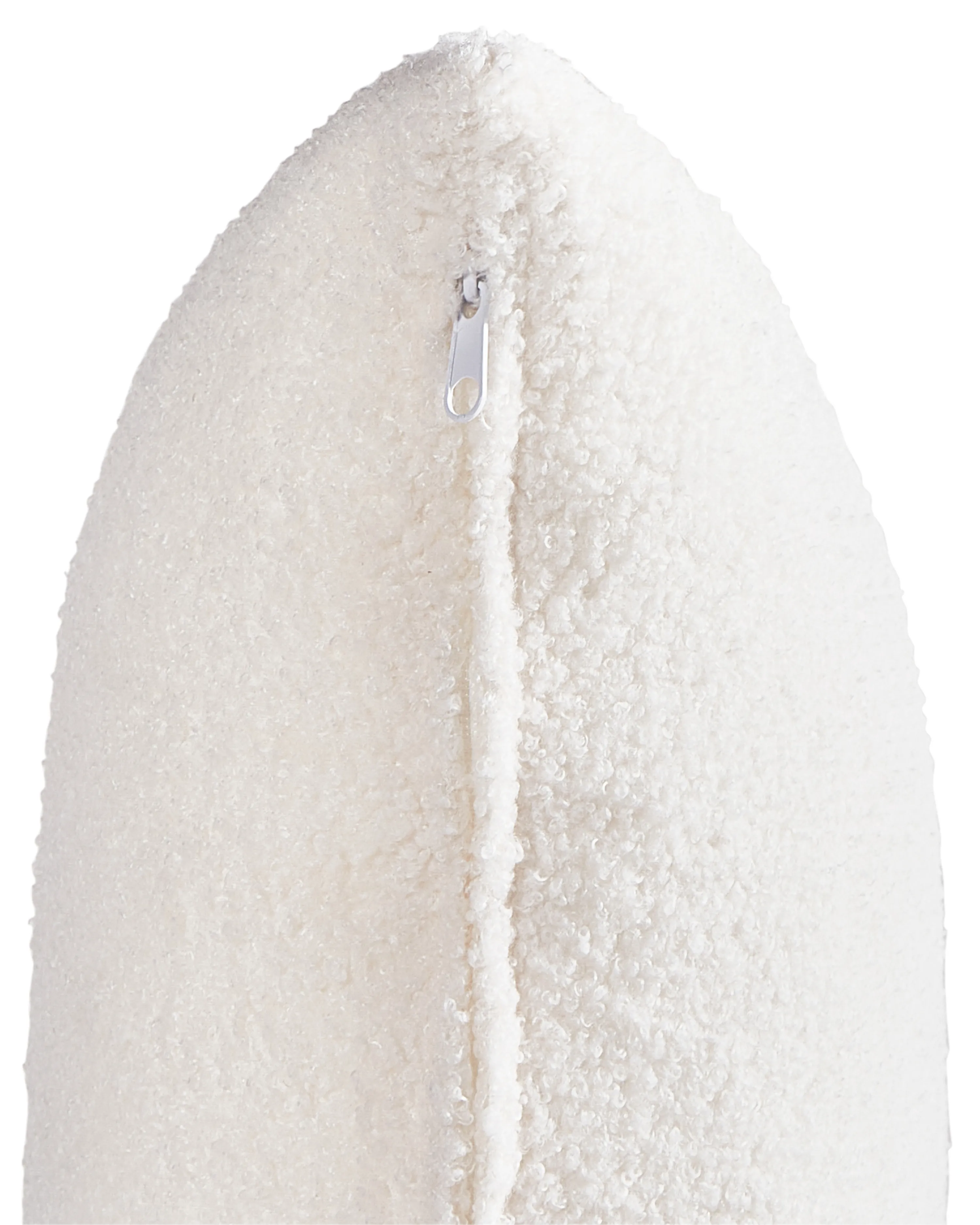 Draaifauteuil DALBY Bouclé Wit