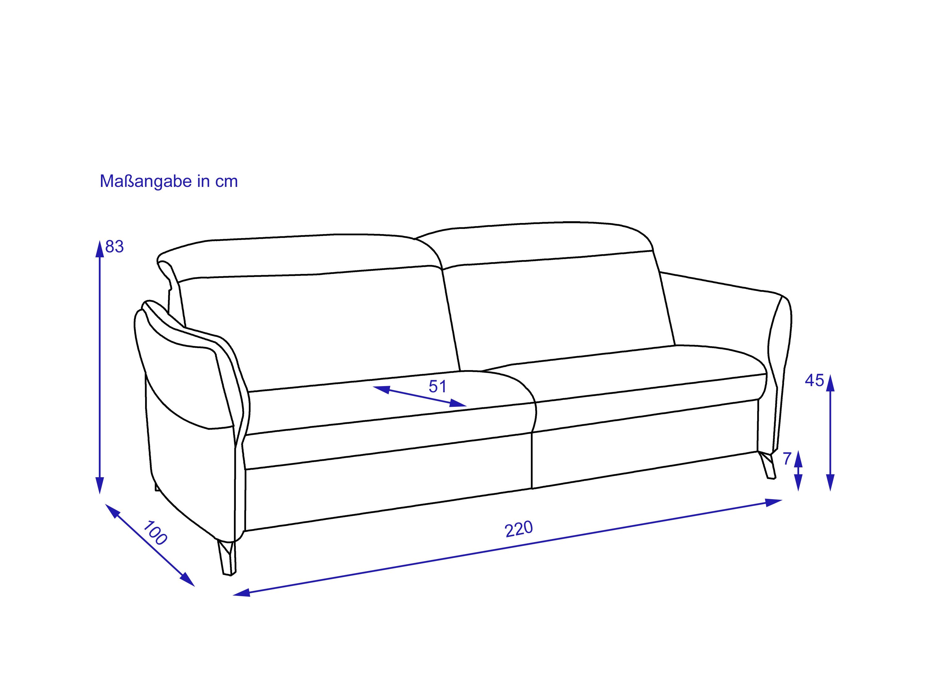 Sofa 3 Sitzer BPW MAINHAUSEN