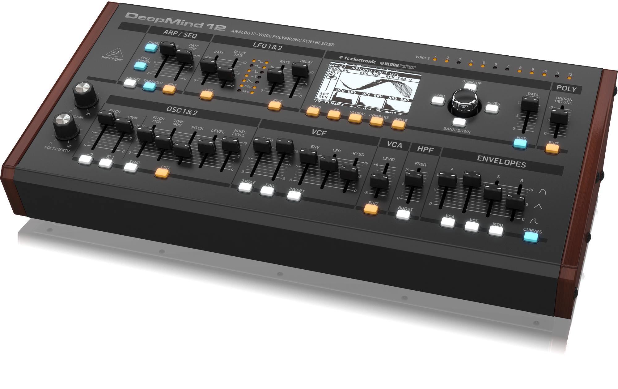 Synthesizer Deepmind 12D<br>12-stimmiger, polyphoner Analog-Synthesizer