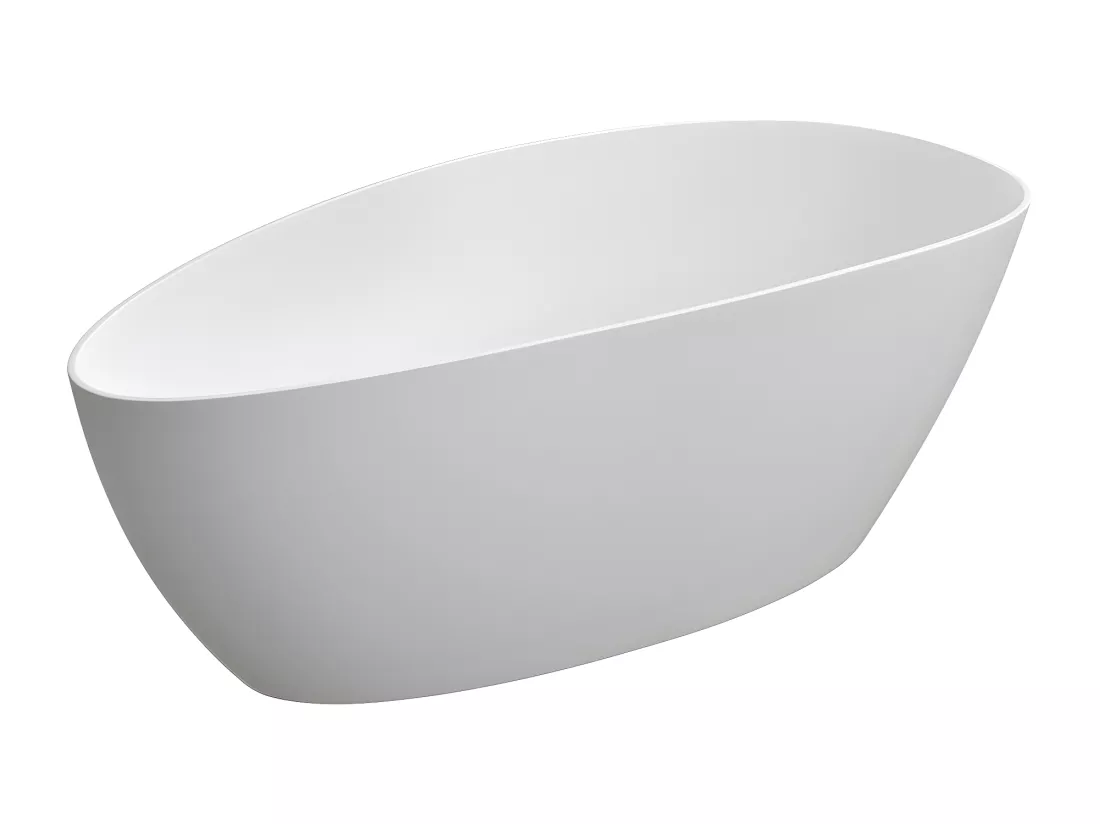 baignoire îlot OMNIRES BARCELONA M+ 170X77 CM couleur : blanc finition : mat