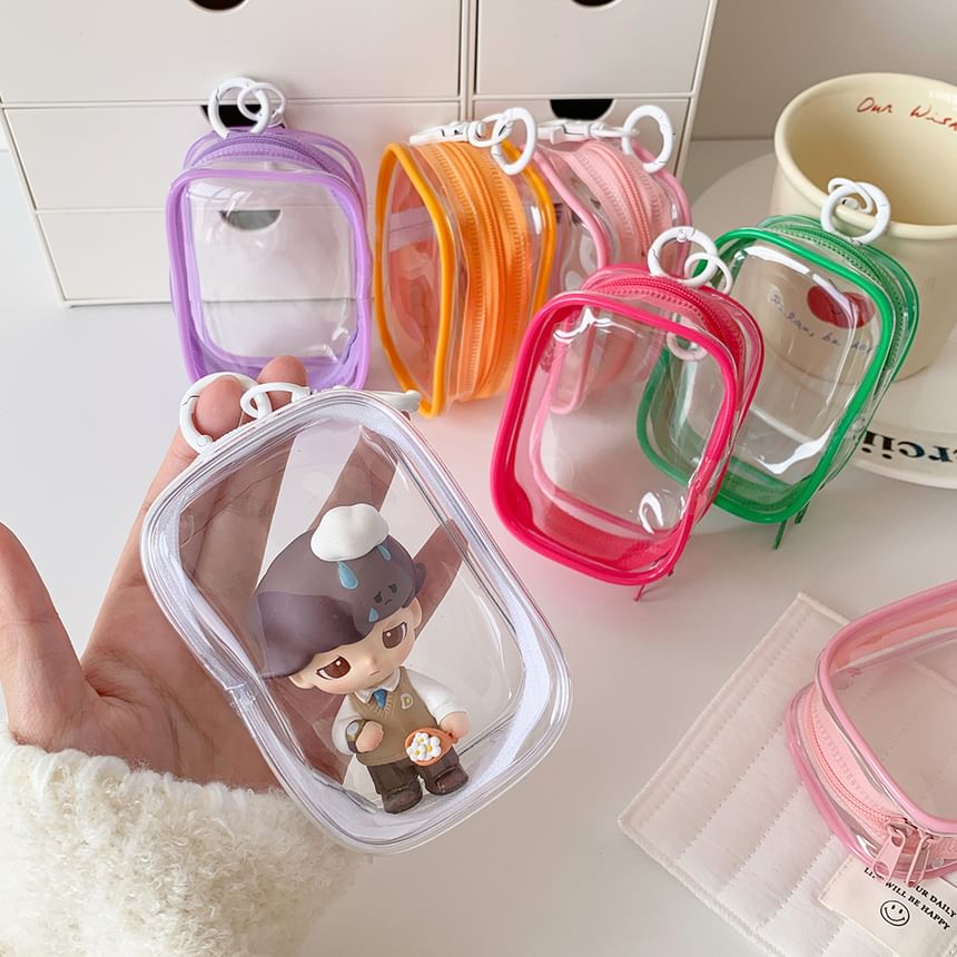 CaDarr - Transparante PVC-beeldjesdisplay Ita Bag Charm-sleutelhanger