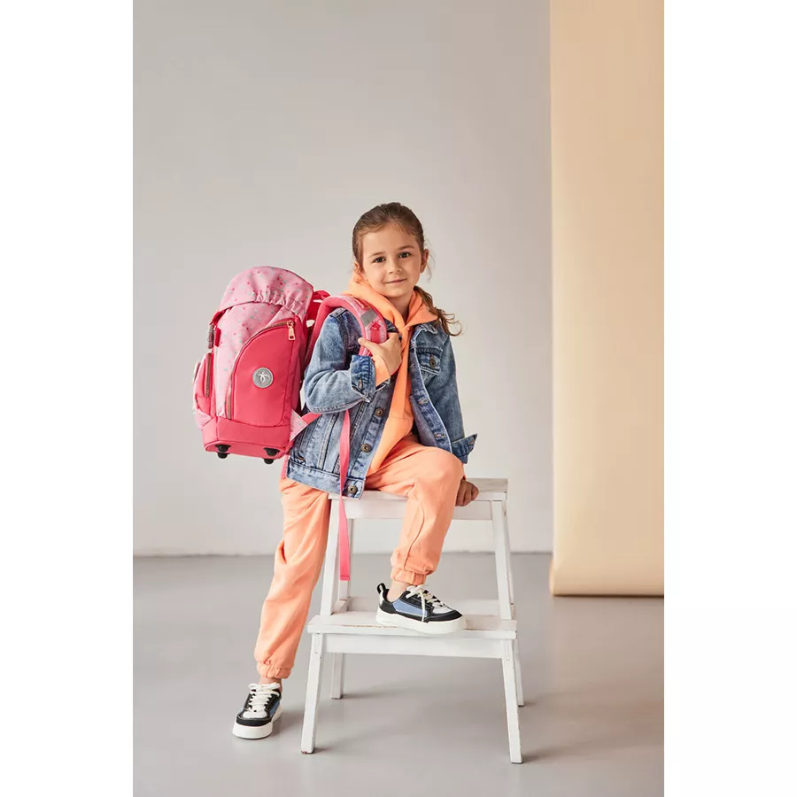 Belmil Schulranzen Premium Comfy Plus Set 5-teilig Rose Quartz