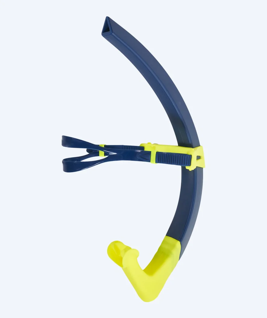 Aquasphere centersnorkel - Focus - Mørkeblå/gul