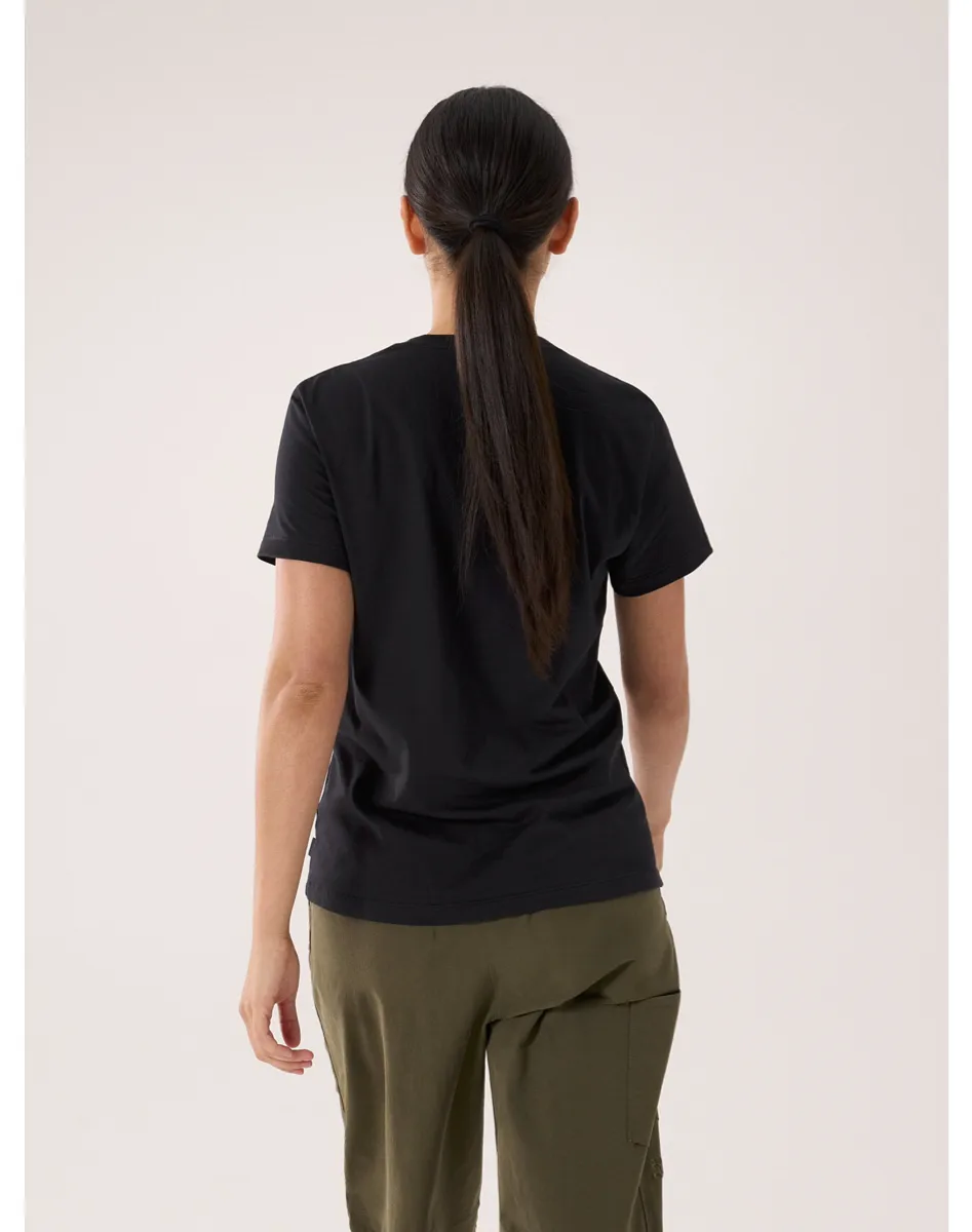 Arc'teryx Arc'Word Cotton T-Shirt Ss W Black