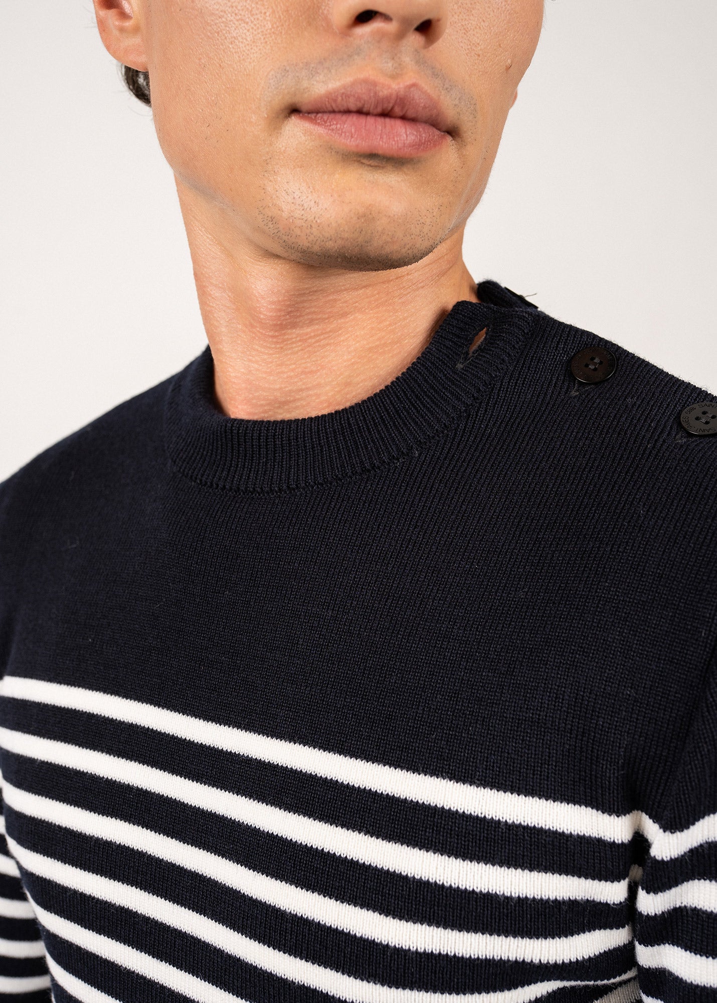 Pull marin rayé Rochefort