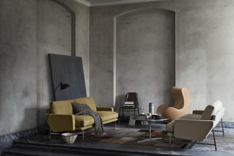 Fritz Hansen Kaiser Idell 6556-F vloerlamp olive green