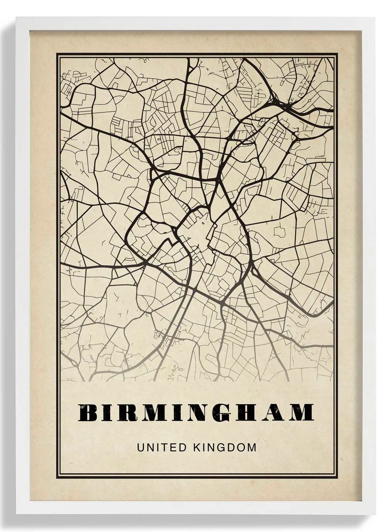 Birmingham Stadt Sepia