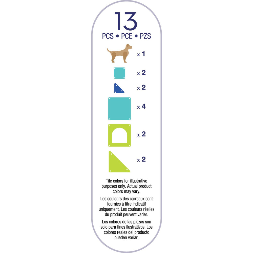 Køb Magna-Tiles® Dog House 13 Pcs