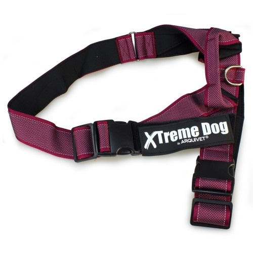 Coleira peitoral Xtreme Classic para cães, rosa