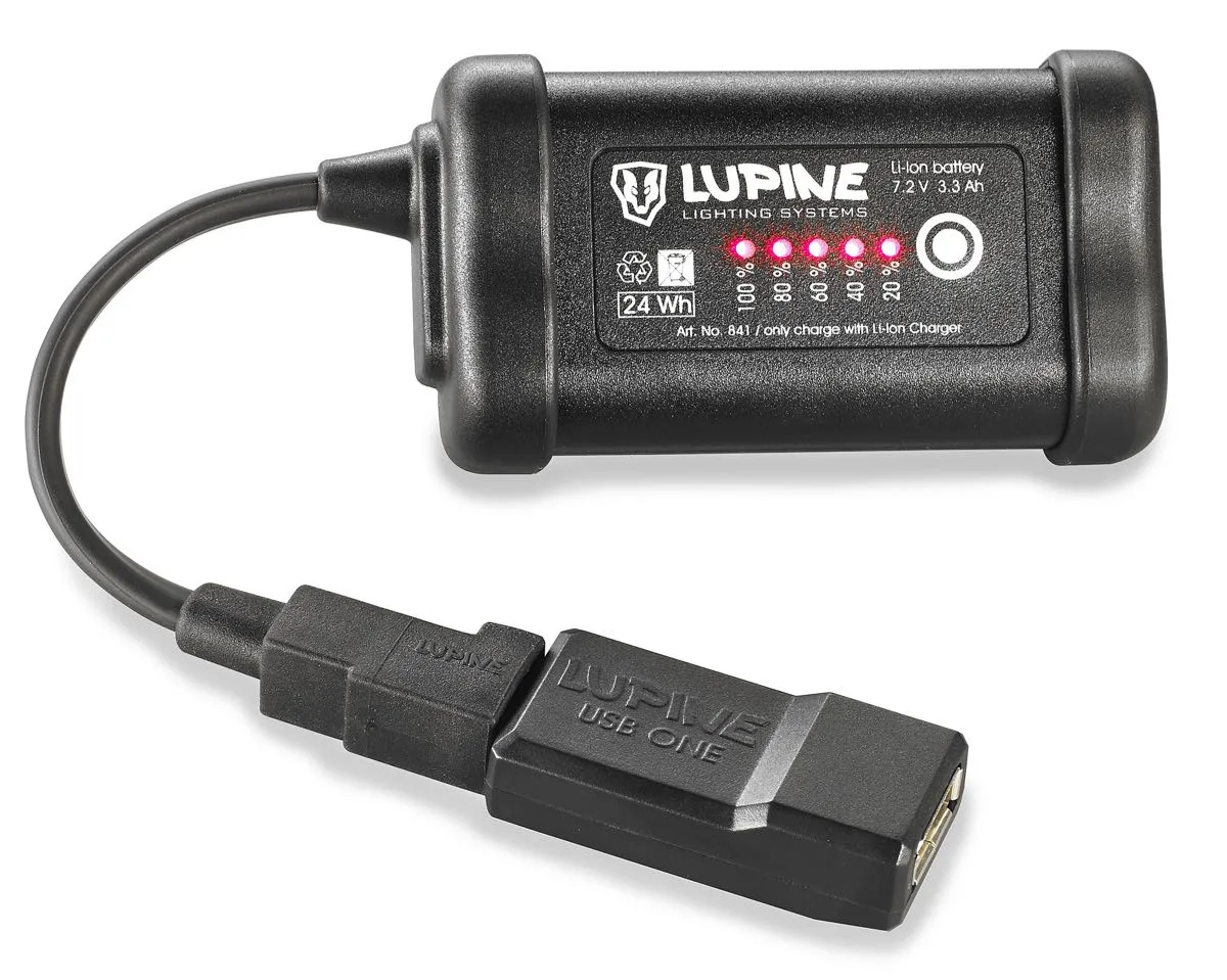 Lupine USB One Black