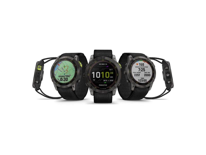GARMIN Sportuhr Enduro 2 Sapphire Black Solar Smartwatch