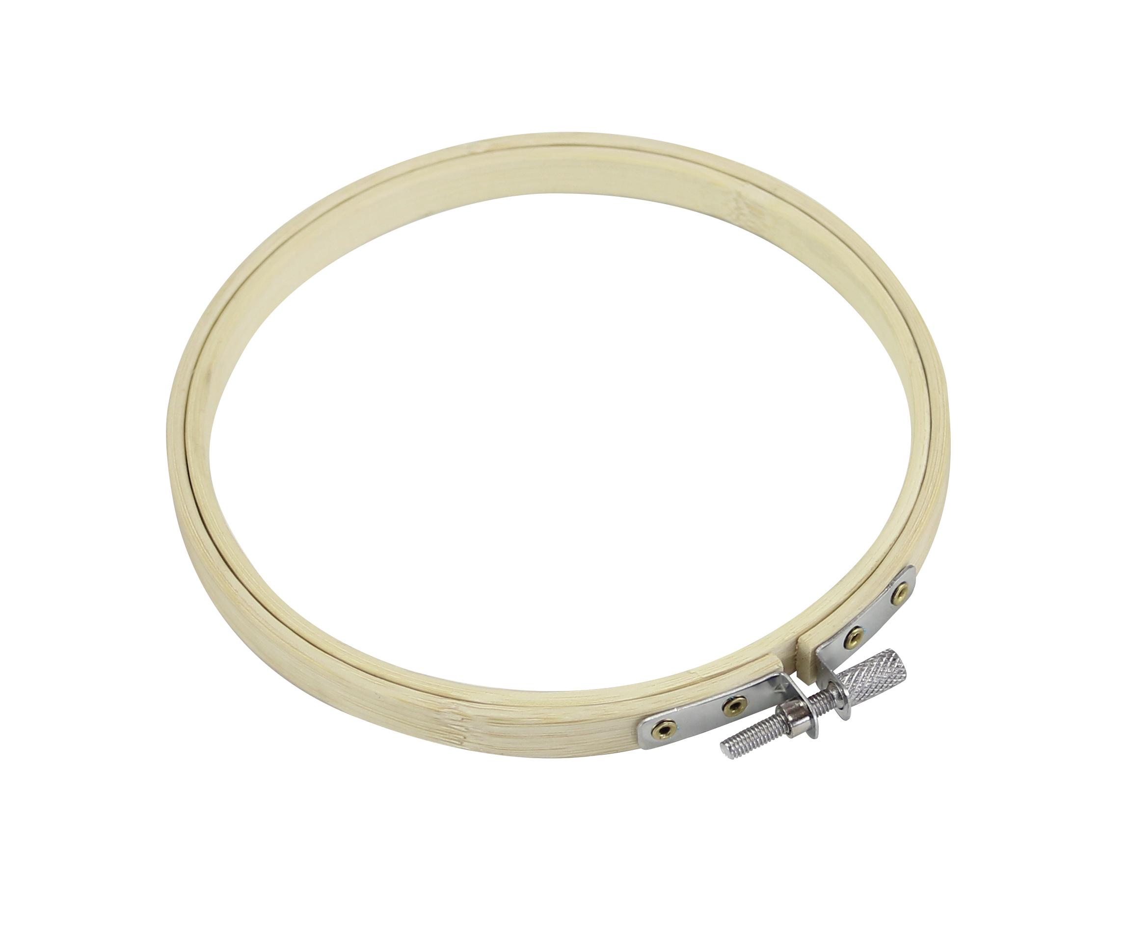 TAMBOUR A BRODER AVEC VIS DE REGLAGE DIAM. 16 CM