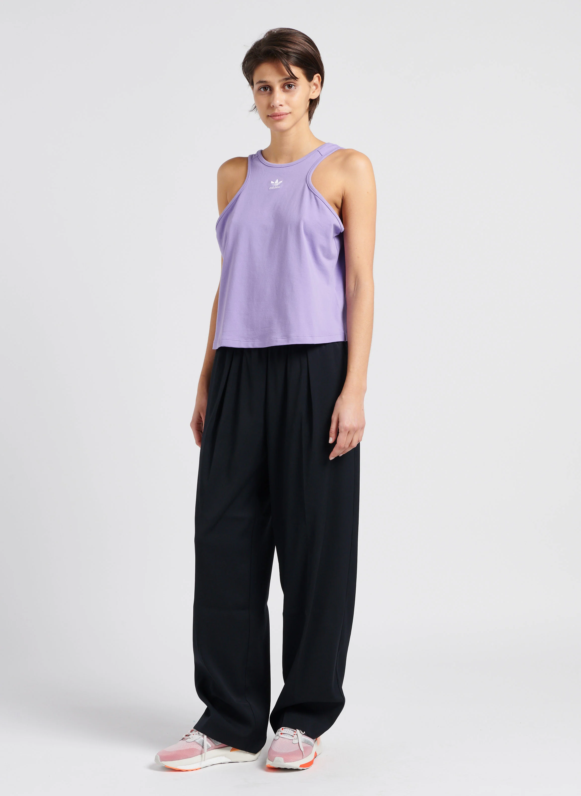 Tee shirt 2 en 1 en coton| Violet