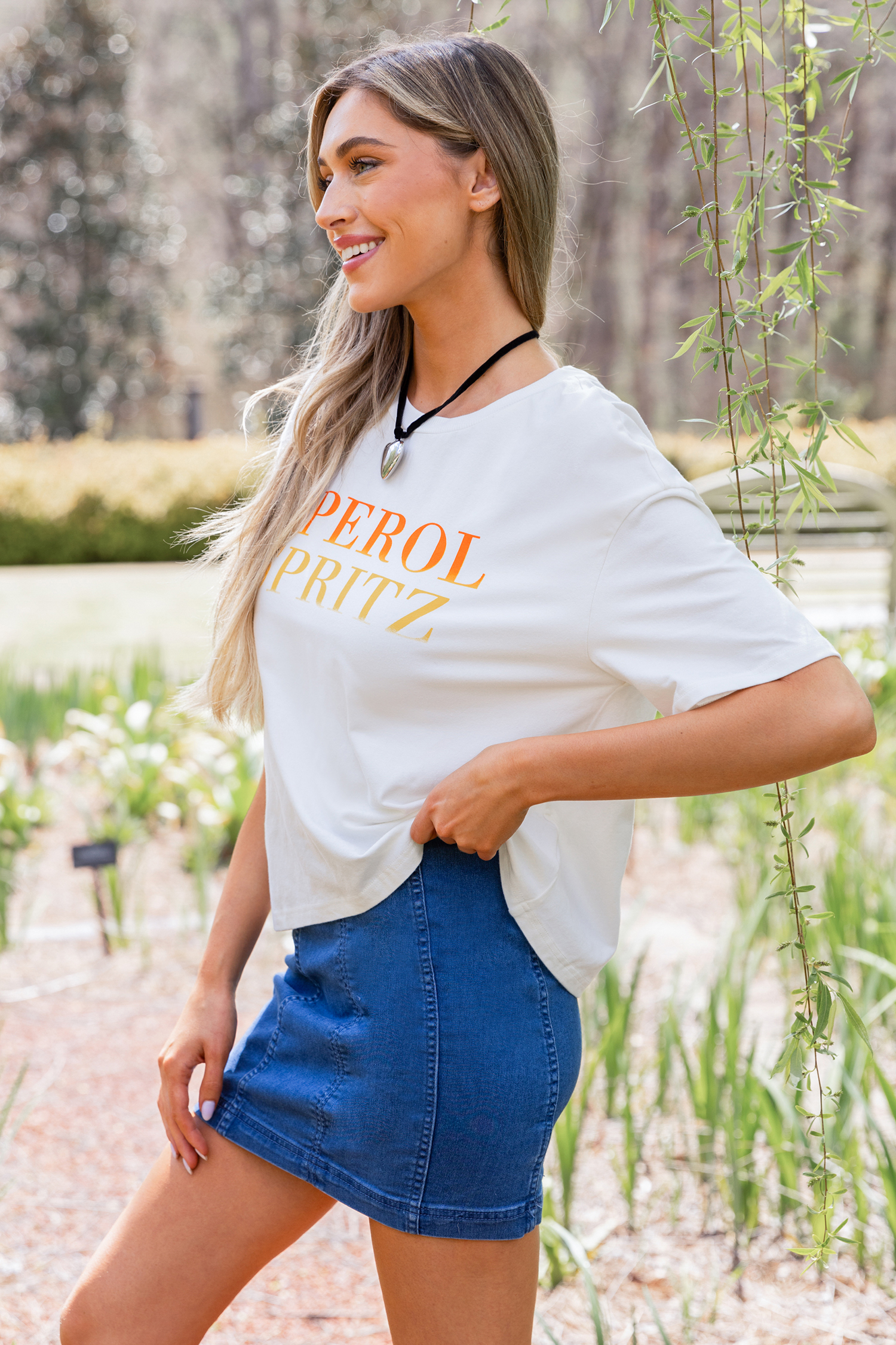 T-shirt à manches courtes imprimé Aperol Spritz