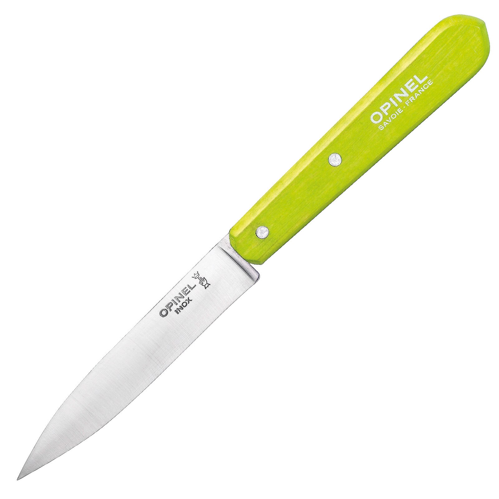 OPINEL Küchenmesser 112 Obstmesser Gemüsemesser Schälmesser Allzweckmesser Holz Farbe: blau
