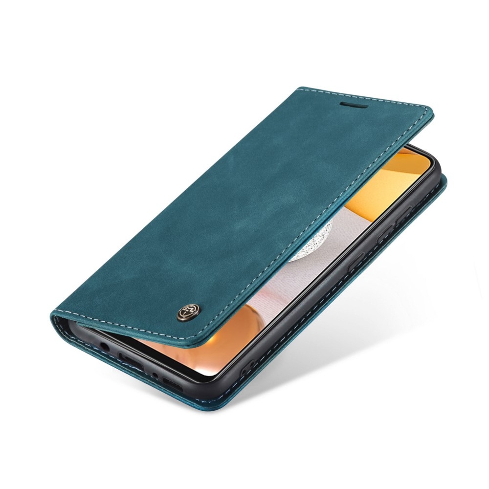 Samsung Galaxy S21 5G Leder Tasche Flip Wallet Etui mit Kartenfächern - Blaugrün