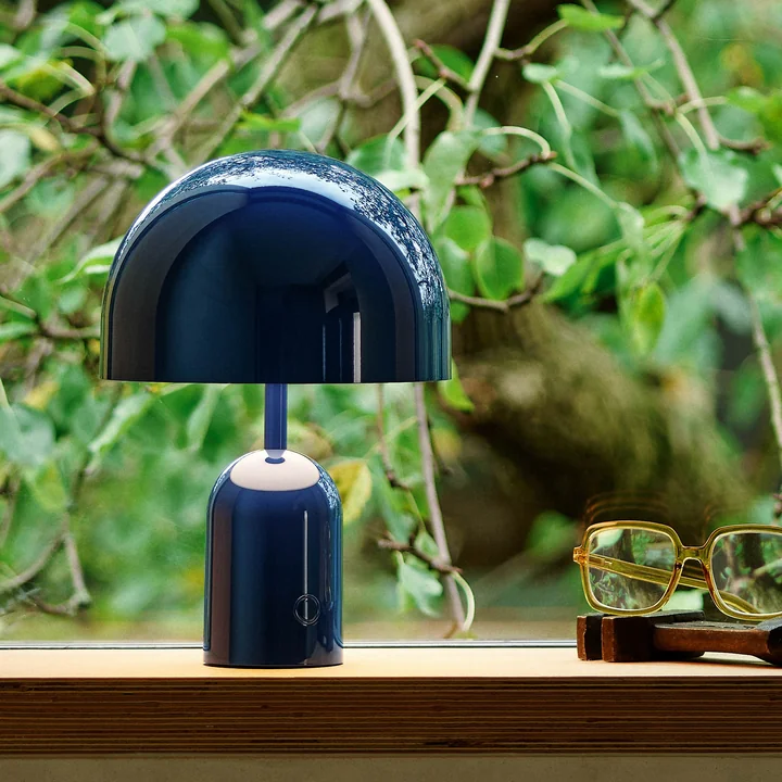 Tom Dixon - Bell LED Tischleuchte mit Akku, moosgrün