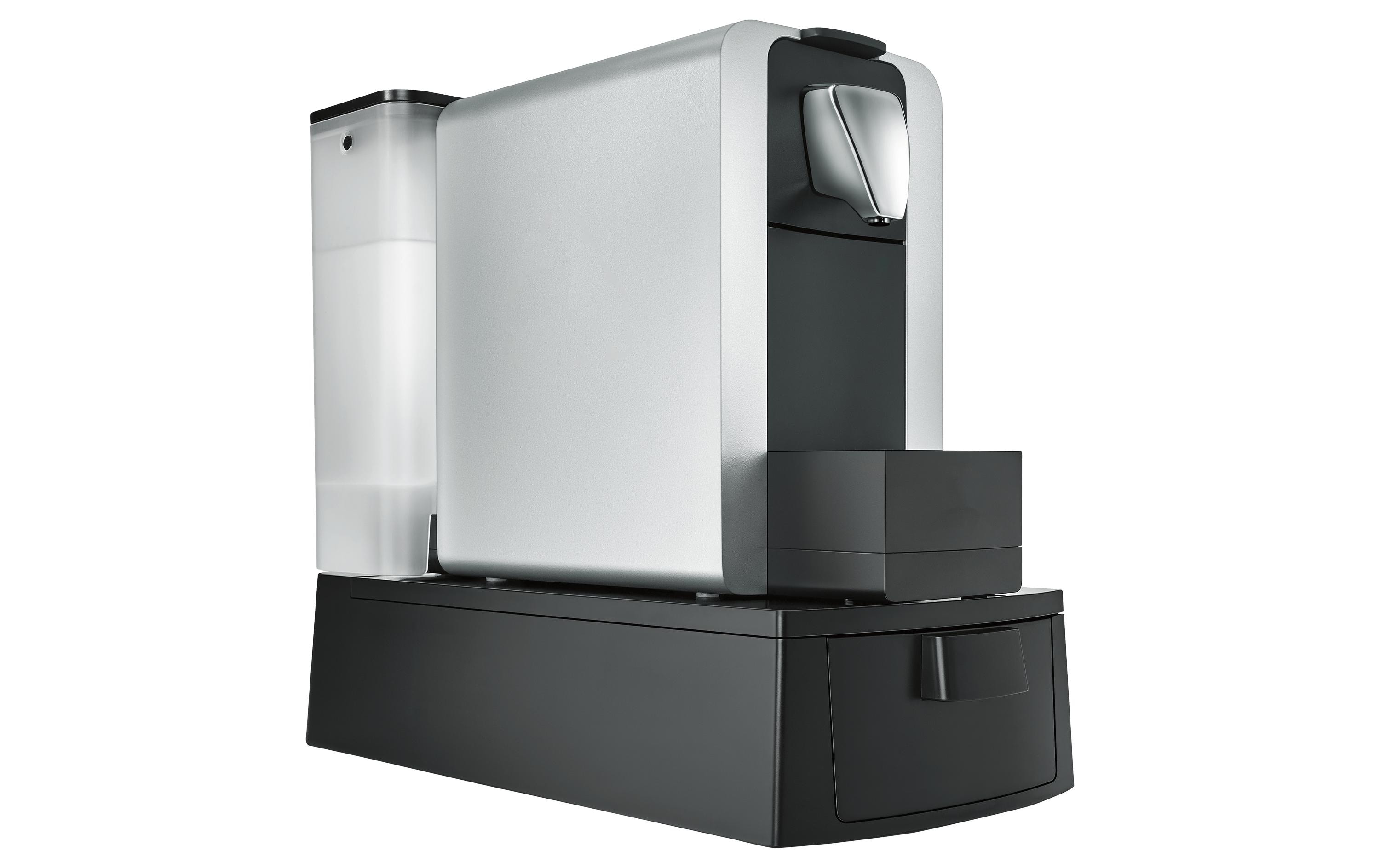 Kapselmaschine Compact Pro XL Schwarz/Silber<br>Kaffeemaschine für die Verwendung mit Kapseln des Delizio-Systems