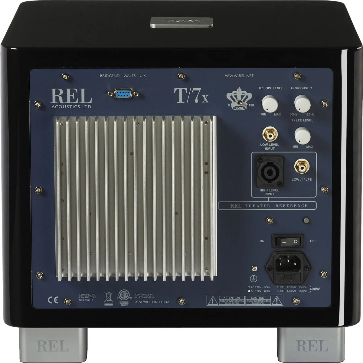 REL Acoustics T/7x Noir Caissons de basses