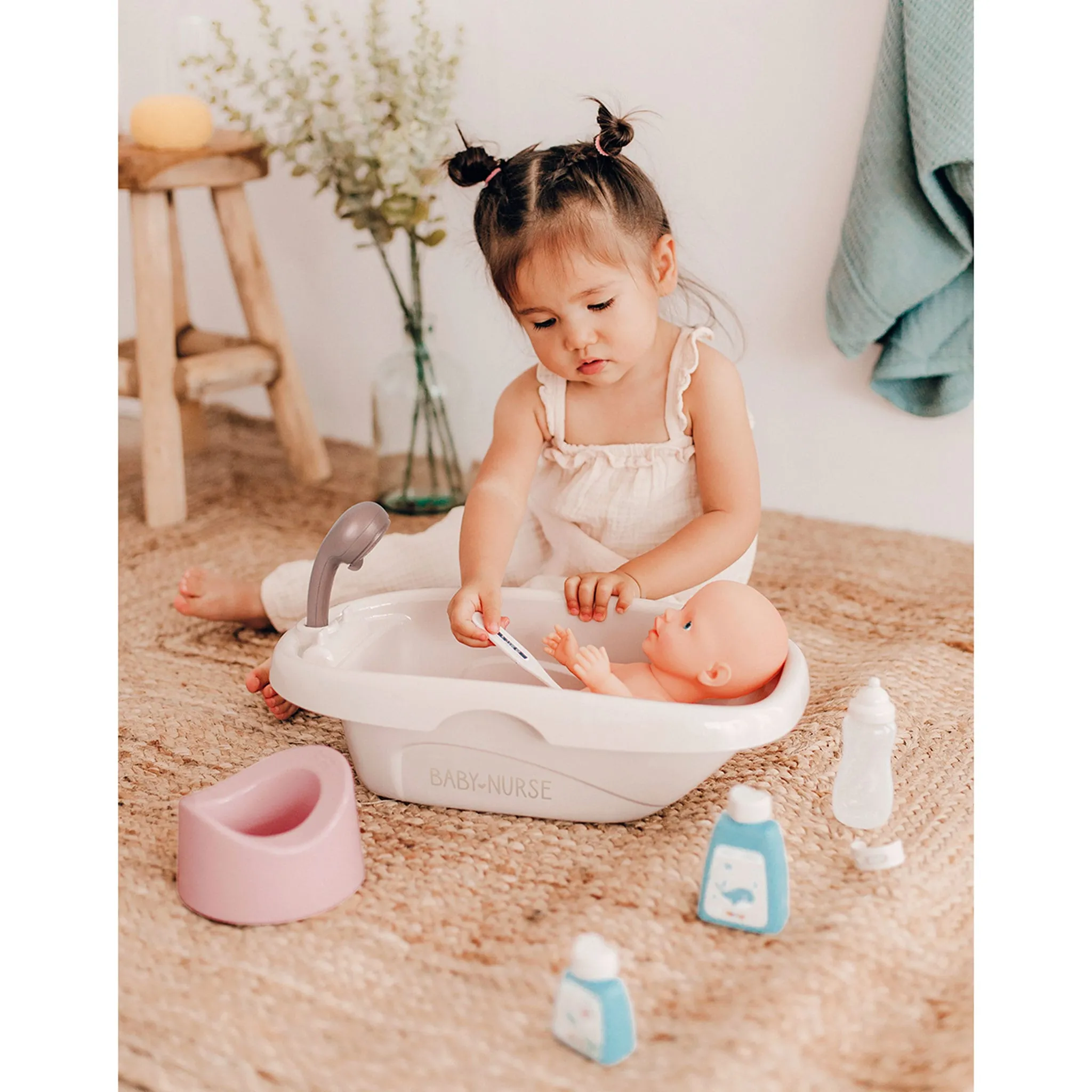 Smoby Baignoire et Accessoires pour Poupée (poupée non-incluse)