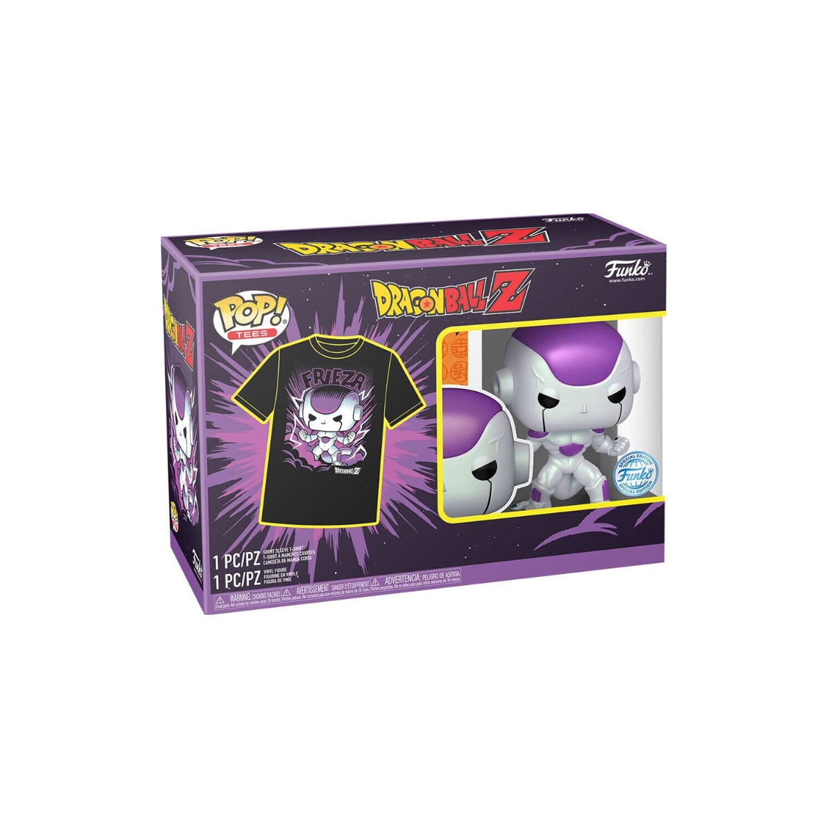 Funko Dragon Ball Z actionfigur & t-skjorte (Frieza)
