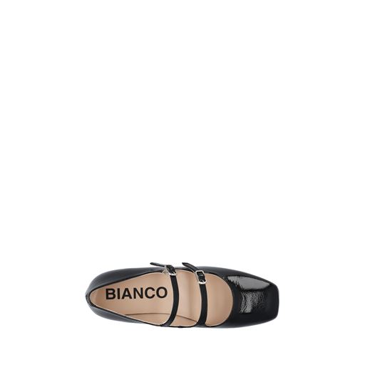 Bianco BIAEmily Karré Mary Jane Ballerinasko, Black, 38