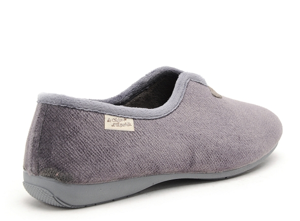 La maison de l espadrille chaussons femme 6211 5 gris