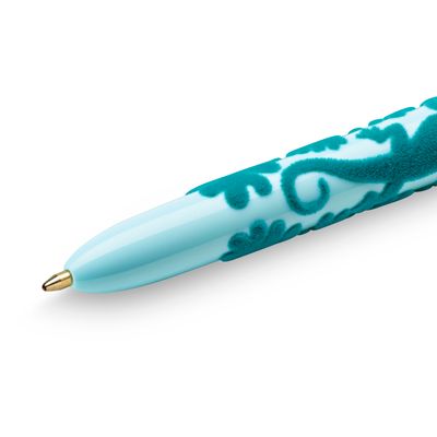 BIC 4 Couleurs Velours - 12 Stylos à bille 4 couleurs - corps assortis motif jungle