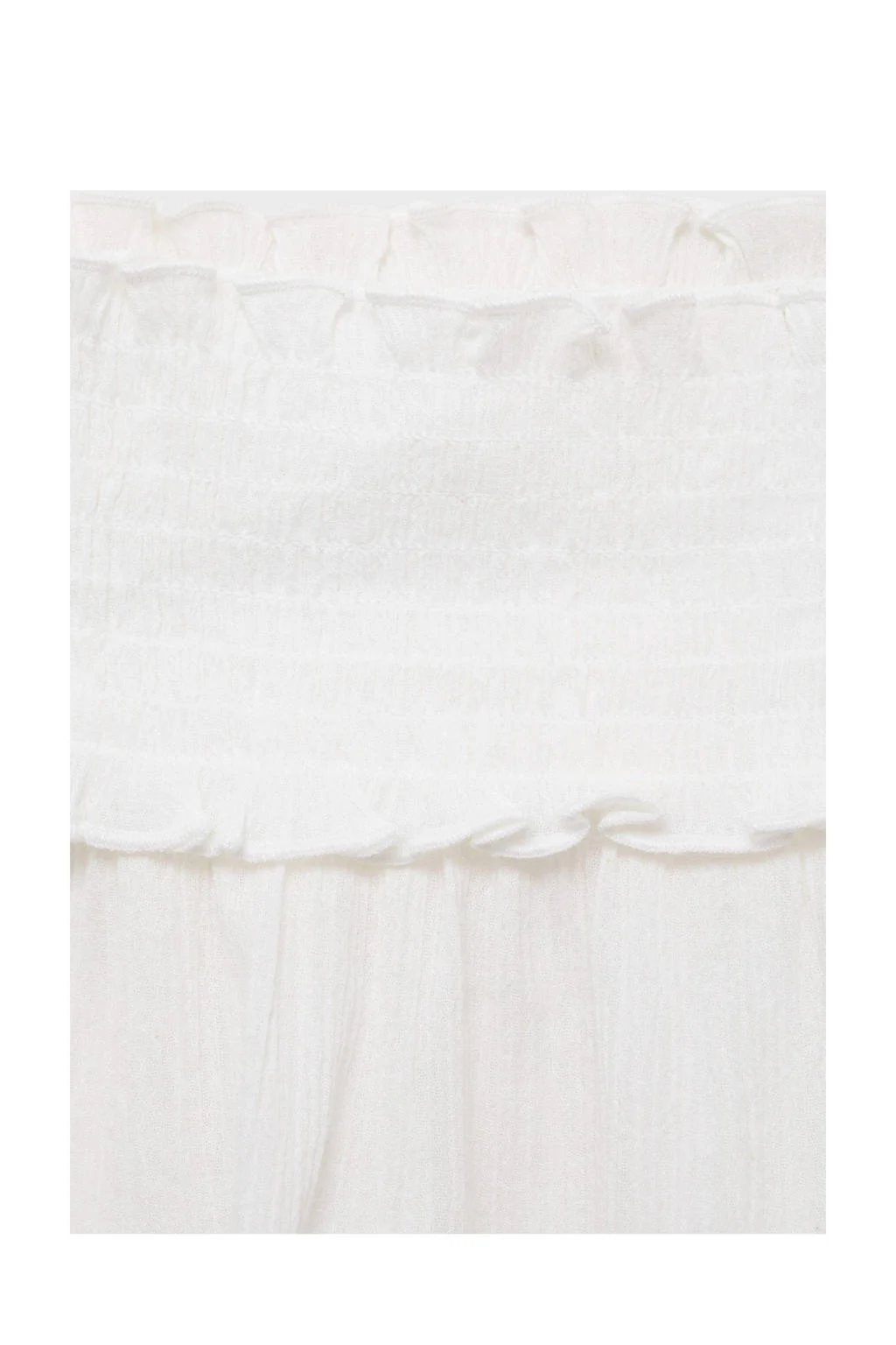 MANGO TEEN off shoulder top ivoor