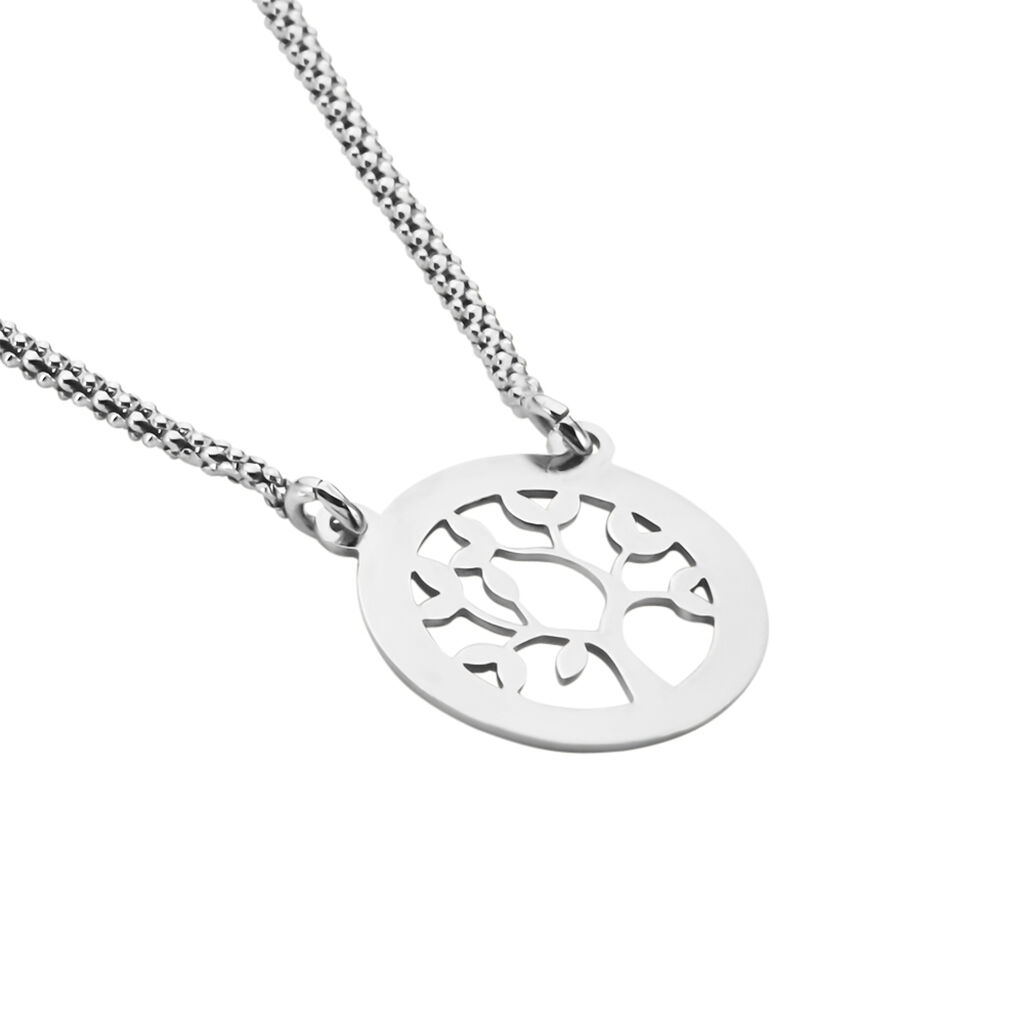 Collier Ethna Argent Blanc