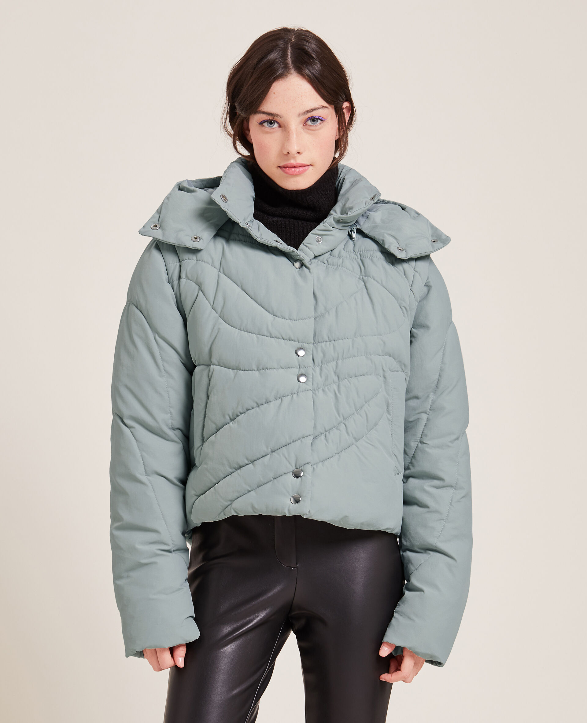 Doudoune matelassage wavy - Vert