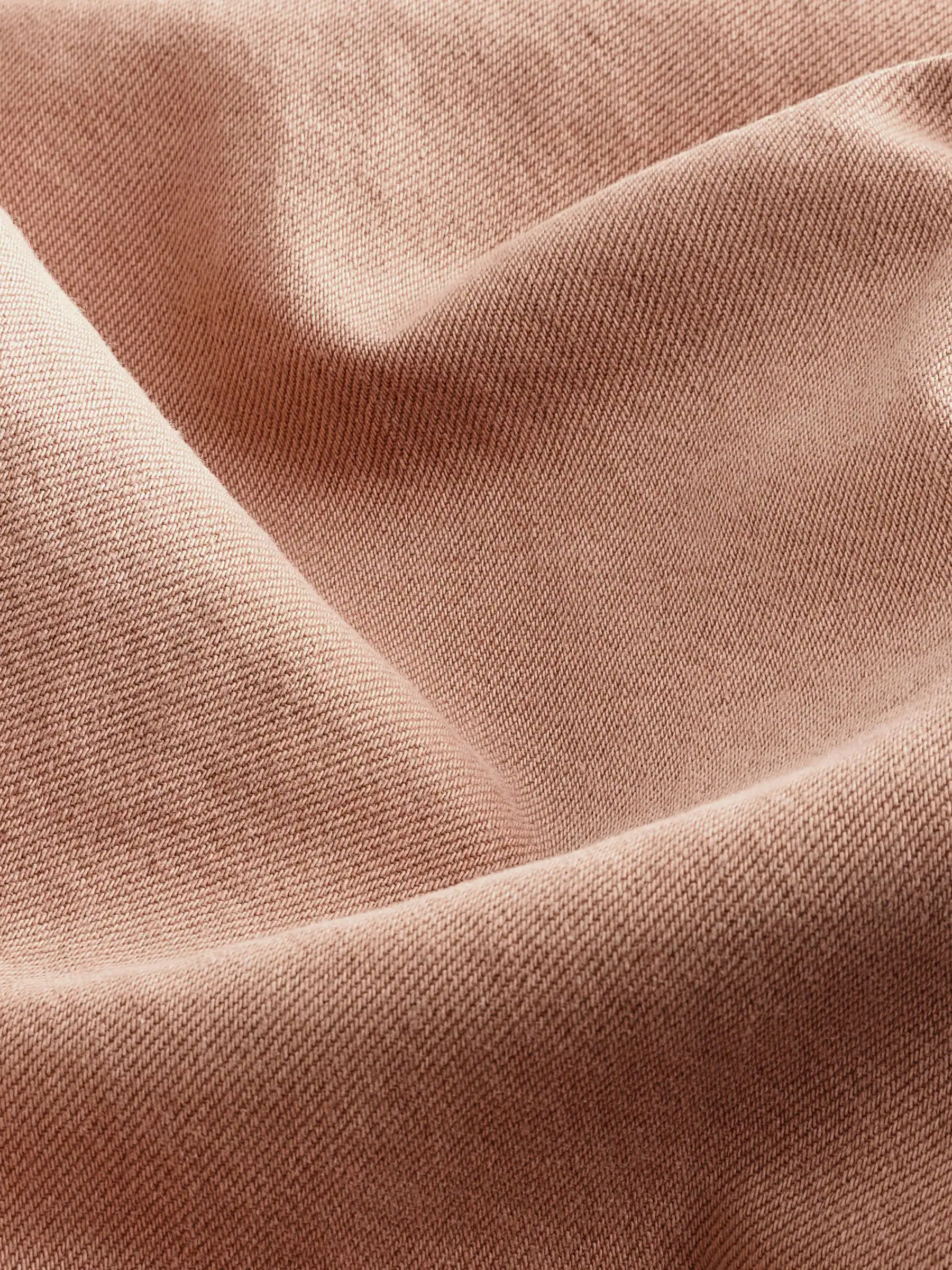 Roze - Oversized denim overhemd