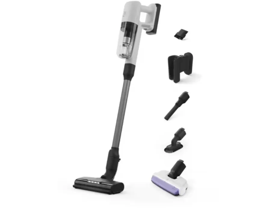 Electrolux EP71HB14UV, Stick vakuum, Poseløs, Cremefarvet, 0,3 L, 11,5 l/s, Rektangulær