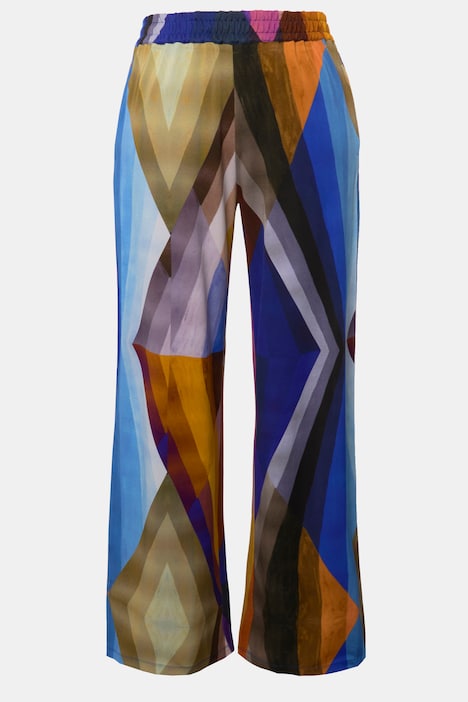Slinkyhose, geometrisch, weites Bein, Elastikbund