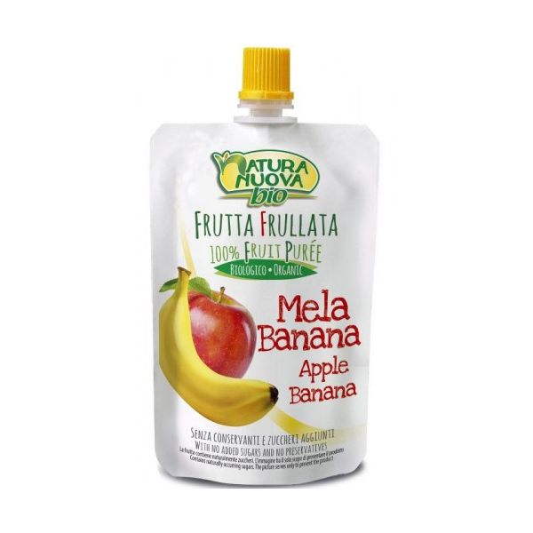 Natura Nuova Puré de Fruta Bio Maçã/Banana 100g