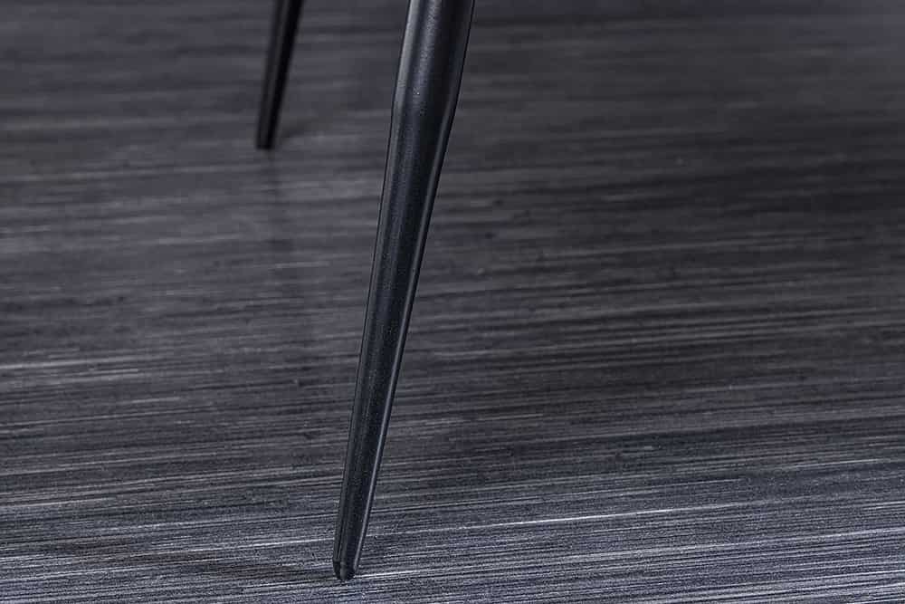 Massivholz Couchtisch ALPHA 90cm braun Sheesham stone finish Metallbeine mit Stauraum
