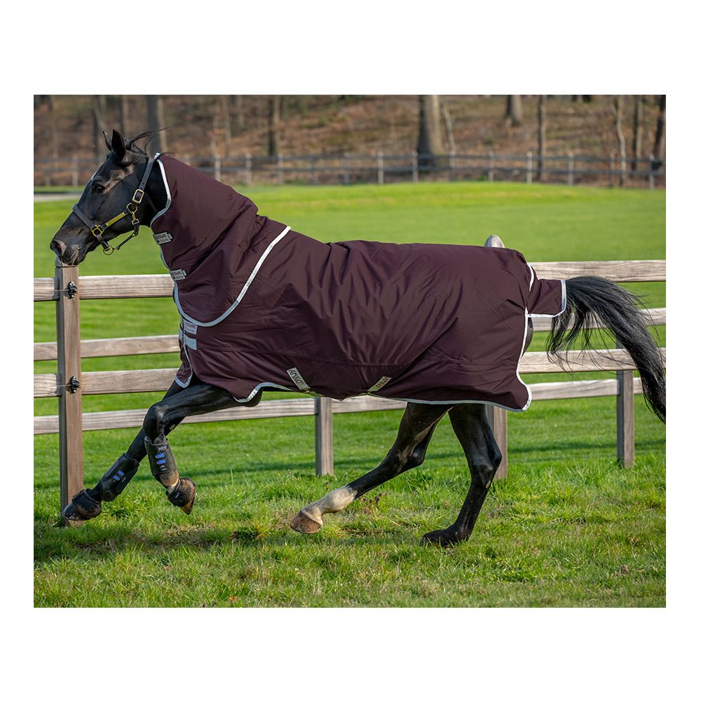 Horseware AMIGO® HERO RIPSTOP 600D 200G - Couverture de paddock fig/silver