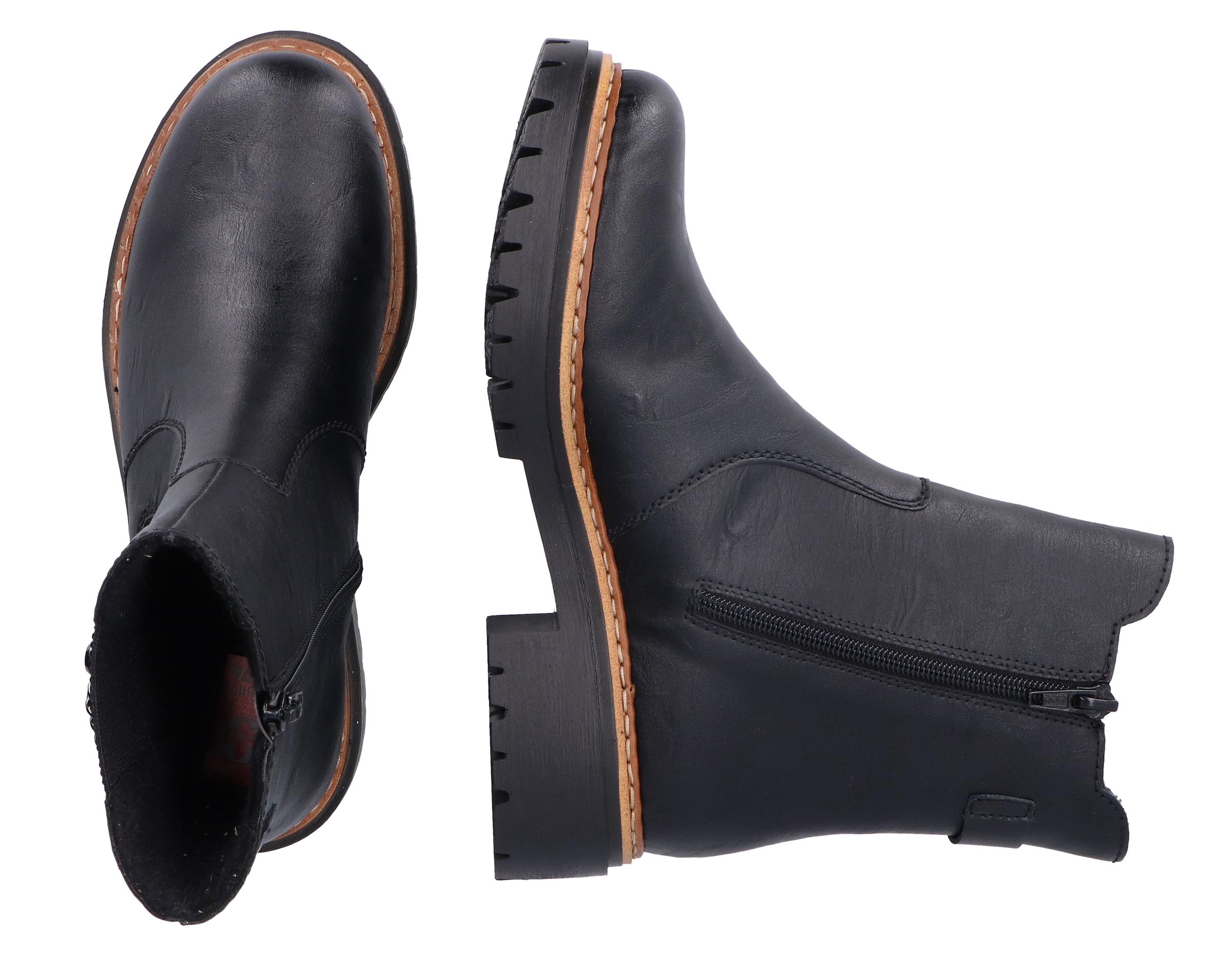 Rieker Chelseaboots  mit feiner Zierkette