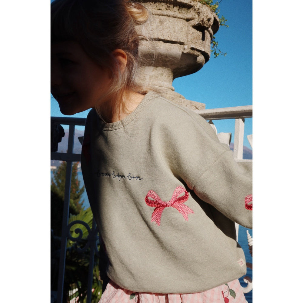 Køb Konges Sløjd Tea Lou Bow Sweatshirt Ocs | Luksusbaby